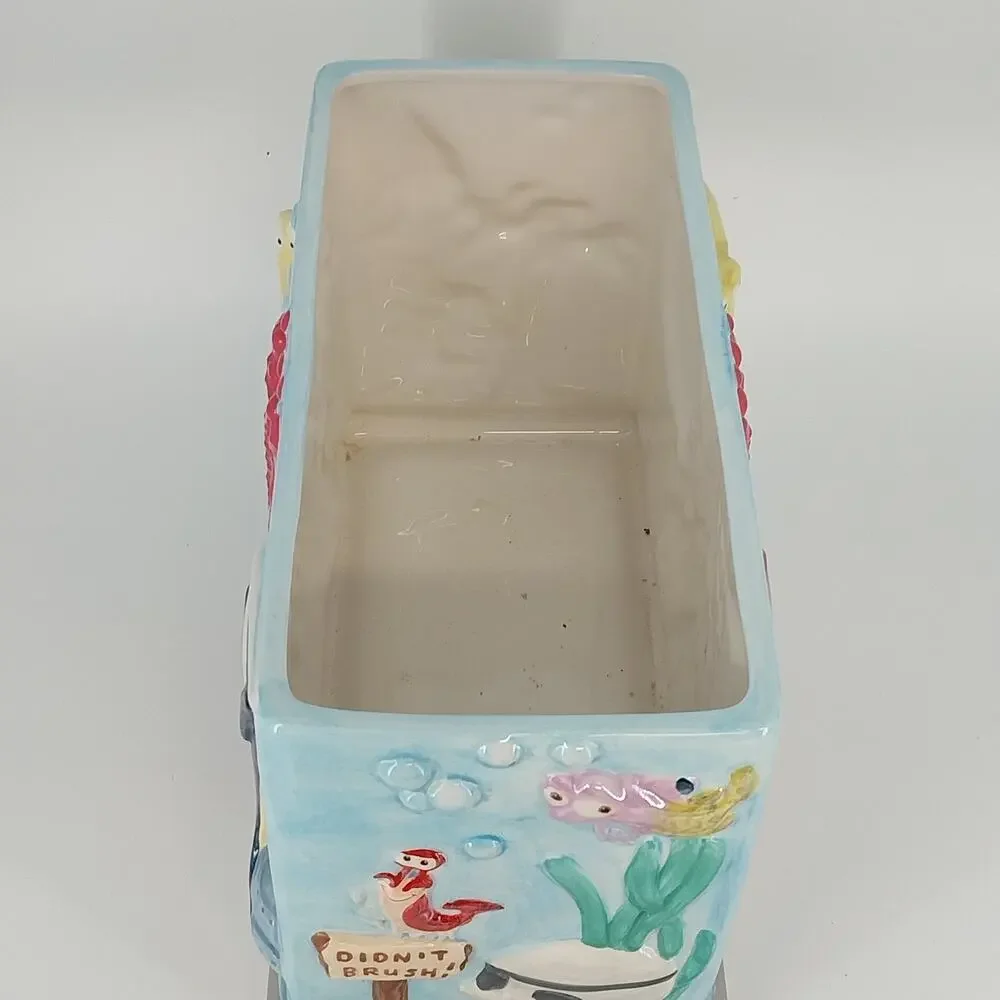 Disney Direct Finding Nemo Aquarium Ceramic Cookie Jar With Lid Pixar China